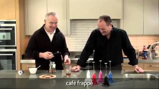 How to make a frappé coffee using an aerolatte milk frother [upl. by Yereffej579]