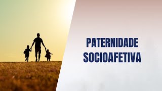 Paternidade socioafetiva [upl. by Mahalia]