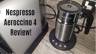 Nespresso Aeroccino 4 Milk Frother Review  Worth upgrading from the Aeroccino 3 [upl. by Sheena]