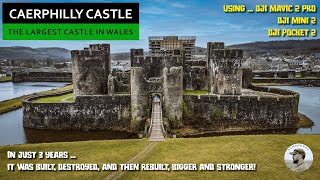 Caerphilly Castle  The Largest in Wales 2nd in Britain [upl. by Adnilra]