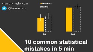 Ten Statistical Mistakes in 5 Min [upl. by Dott521]