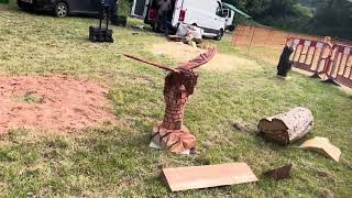 A fabulous range of wooden sculpture at Caerleon festival 2024 [upl. by Isbel]