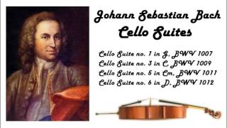 Johann Sebastian Bach  Cello suites in 432 Hz great for reading or studying [upl. by Hama922]