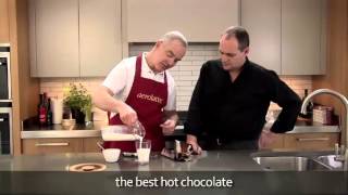 How to make a hot chocolate using an aerolatte milk frother [upl. by Ise95]