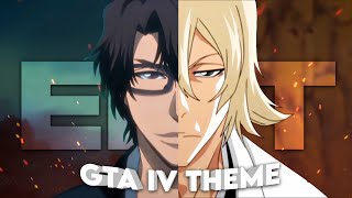 Aizen x Urahara  GTA IV Theme Edit [upl. by Enattirb542]